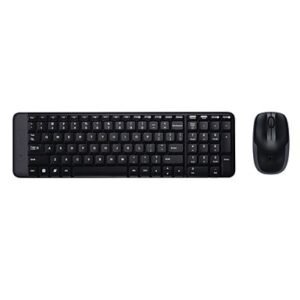 Logitech MK220 Wireless Mouse+Keyboard Black - Image 1