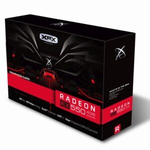 XFX Radeon RX 550 DirectX 12 RX-550P4TFG5 4GB 128-Bit DDR5 PCI Express 3.0 Video Card - Image 1