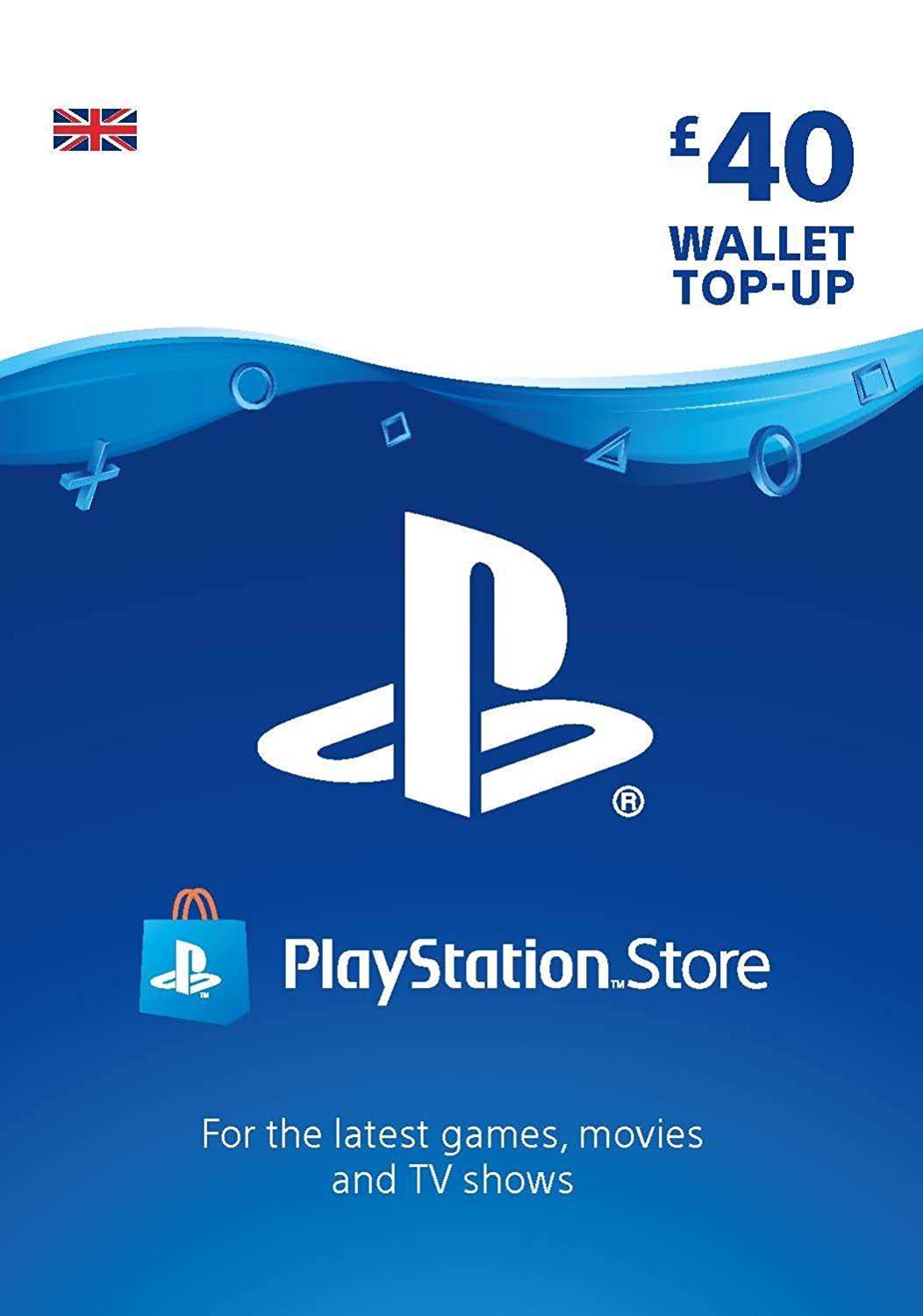 Playstation Network 40 GBP Code Epic Computers
