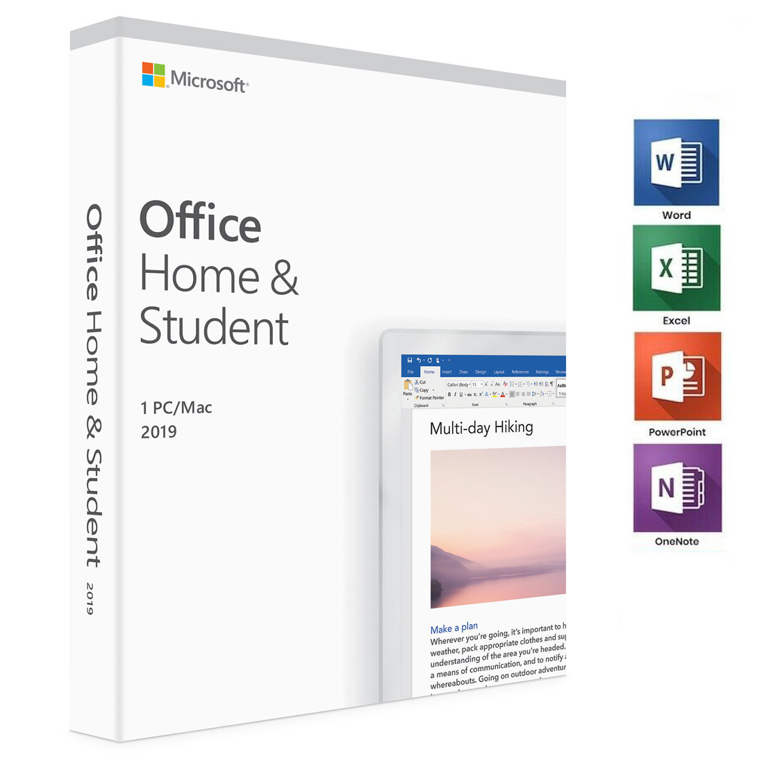 Microsoft Office Home and Student 2019 (1 PC\Mac) – Epic Computers