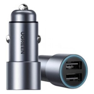 UGREEN 50592 Dual USB-A Car Charger 24W - Image 2