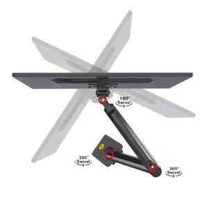 Gas Strut Model Monitor Arm F100A - Image 3
