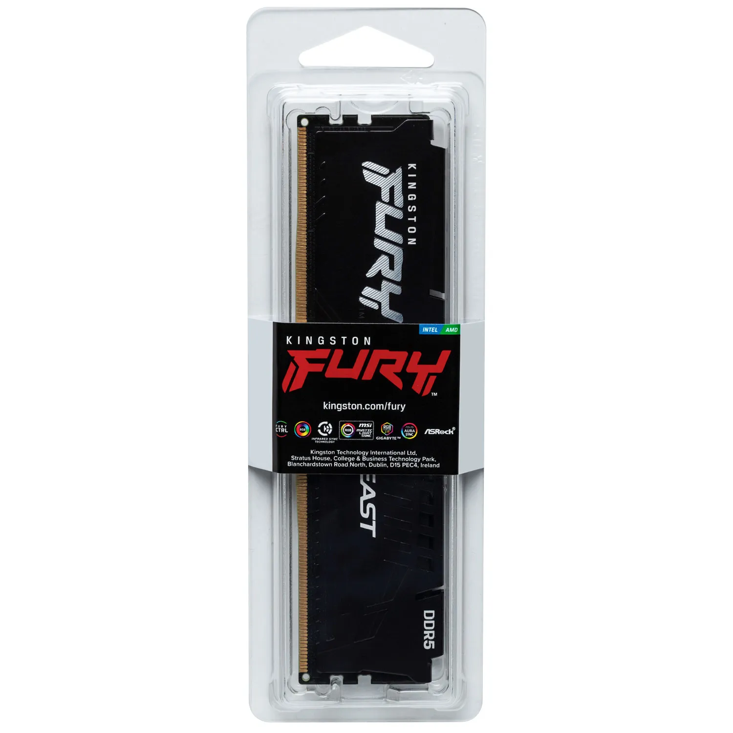 KINGSTON FURYBEAST DDR5-5200 16GB(8GB×2) Kingston FURY Beast 16GB (2X8GB) DDR5 5200MHz KF552C36BBEK2-16
