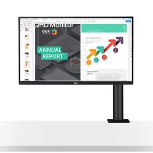 LG 27QN880 27" IPS Monitor with Ergo Stand - Image 1