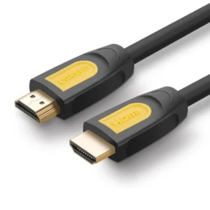 UGREEN 1M HDMI ROUND CABLE - YELLOW/BLACK (10115) - Image 1