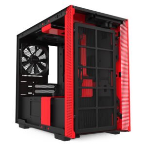 NZXT H210 Black & Red CA-H210B-BR - Image 4