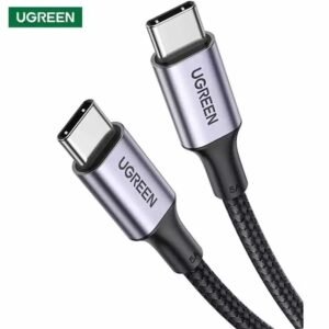 UGREEN USB-C to USB-C 2.0 5A Alu Case with Braid 3M(90120) - Image 1