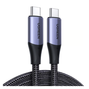 UGREEN USB-C to USB-C 2.0 5A Alu Case with Braid 3M(90120) - Image 2