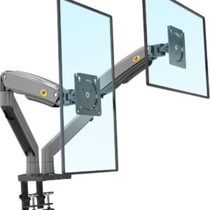 NB Dual Monitor Desk Mount for screens sized 27″-34″ (G55) - Image 1