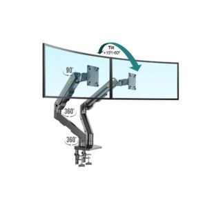 NB Dual Monitor Desk Mount for screens sized 27″-34″ (G55) - Image 3