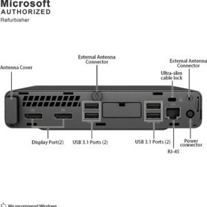 HP EliteDesk 800 G5 DM i3-9th gen (Refurbished) - Image 3