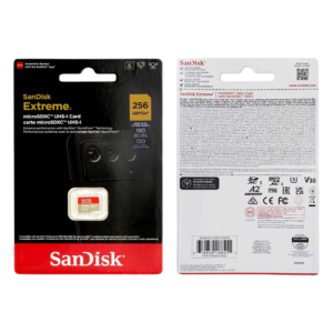 SanDisk Extreme MicroSDXC UHS-I Card 256GB - Image 1