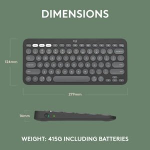 Logitech K380S Multi-Device Bluetooth Keyboard - Image 3